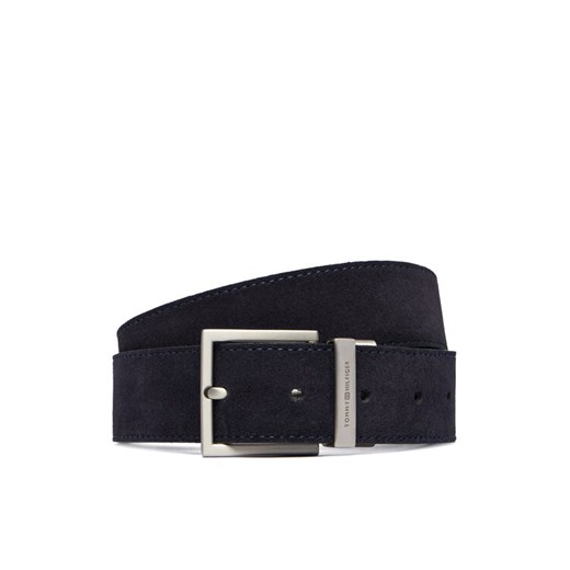 Pasek Męski Tommy Hilfiger Hudson Rev 3.5 AM0AM13945 Czarny ze sklepu eobuwie.pl w kategorii Paski męskie - zdjęcie 187396858