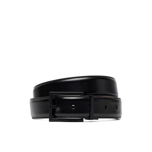 Calvin Klein Pasek Męski Square Buckle Smooth 32Mm Adj LV04D7026G Czarny ze sklepu MODIVO w kategorii Paski męskie - zdjęcie 187397236