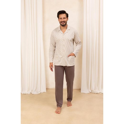 Piżama 486 2XL-3XL rozpinana ze sklepu lenaodniemowlakadoszkolniaka.pl w kategorii Piżamy męskie - zdjęcie 187398459