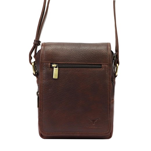 Kemer saszetka na ramię HN2021 Brązowa brązowy ze sklepu lenaodniemowlakadoszkolniaka.pl w kategorii Torby męskie - zdjęcie 187399455