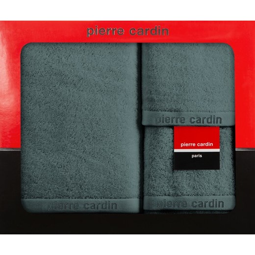 KOMPLET RĘCZNIKÓW 3 SZT EVI 40 X 34 X 9 CM CIEMNOMIĘTOWY ze sklepu lenaodniemowlakadoszkolniaka.pl w kategorii Ręczniki - zdjęcie 187399755