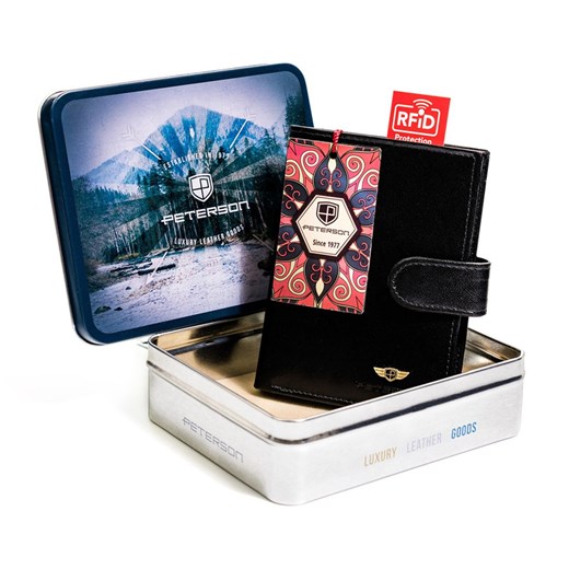 Portfel męski skórzany skóra naturalna Peterson ze sklepu lenaodniemowlakadoszkolniaka.pl w kategorii Portfele męskie - zdjęcie 187400495