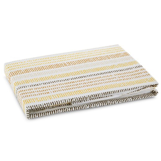 PRZEŚCIERADŁO Z GUMKĄ PRINT 2 180 X 200 X 30 CM MUSZTARDOWY ze sklepu lenaodniemowlakadoszkolniaka.pl w kategorii Prześcieradła - zdjęcie 187401156