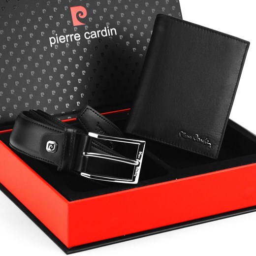 Zestaw na prezent dla mężczyzny portfel i pasek męski skórzany Pierre Cardin Pierre Cardin uniwersalny lenaodniemowlakadoszkolniaka.pl