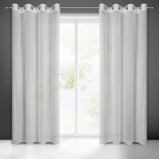 ZASŁONA GOTOWA KEJTI 140 X 250 CM BIAŁY ze sklepu lenaodniemowlakadoszkolniaka.pl w kategorii Zasłony - zdjęcie 187401818