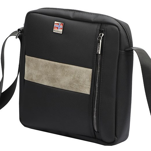 Torba saszetka na ramię męska materiałowa Nordee ze sklepu lenaodniemowlakadoszkolniaka.pl w kategorii Torby męskie - zdjęcie 187402568