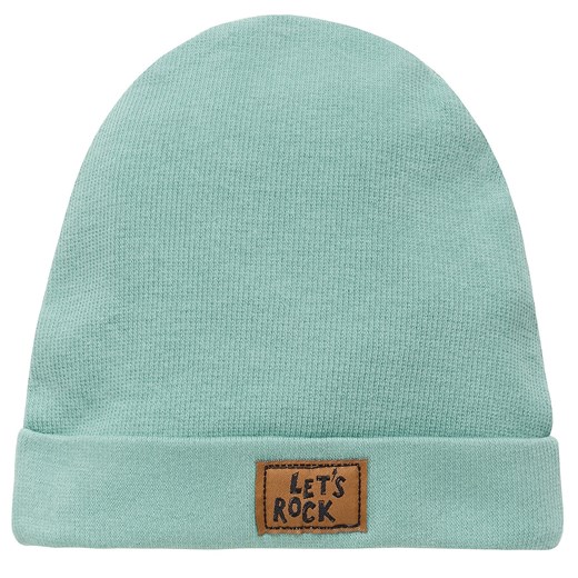 Czapka niemowlęca dla chłopca zielona Pinokio Lets rock ze sklepu lenaodniemowlakadoszkolniaka.pl w kategorii Czapki dziecięce - zdjęcie 187404298