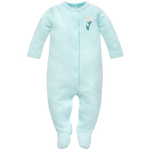 Pajac niemowlęcy miętowy dla dziewczynki wyprawka Pinokio Lilian ze sklepu lenaodniemowlakadoszkolniaka.pl w kategorii Pajacyki - zdjęcie 187404917