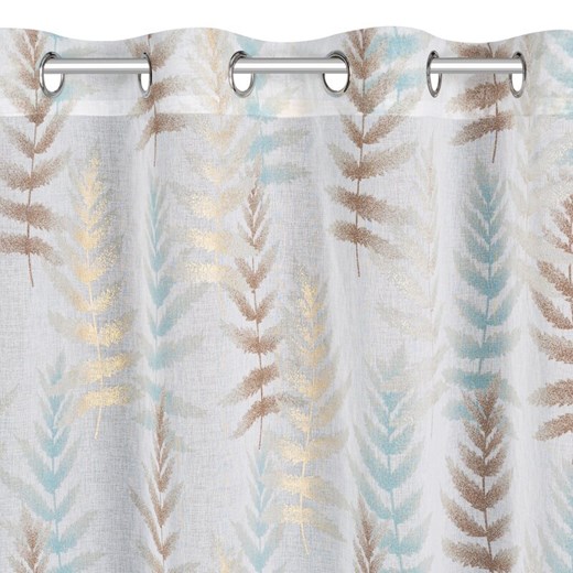 ZASŁONA GOTOWA RUTI 140 X 250 CM KREMOWY Eurofirany uniwersalny lenaodniemowlakadoszkolniaka.pl