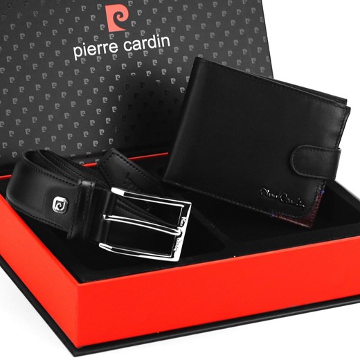 Zestaw na prezent dla mężczyzny portfel i pasek męski skórzany Pierre Cardin ze sklepu lenaodniemowlakadoszkolniaka.pl w kategorii Paski męskie - zdjęcie 187405046