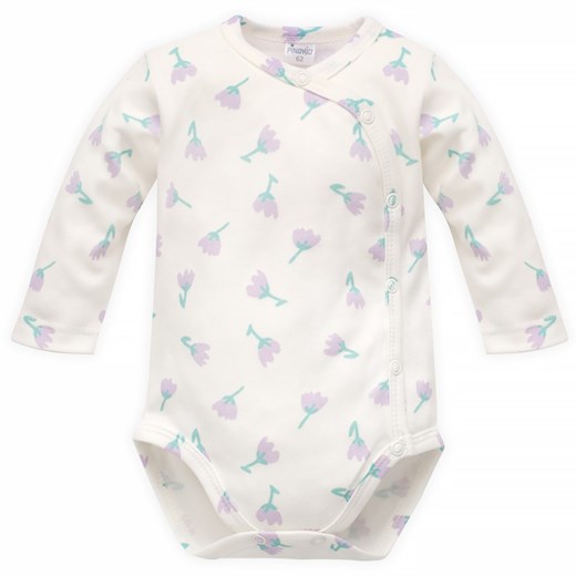 Body niemowlęce z długim rękawem wyprawka Lilian ecru Pinokio ze sklepu lenaodniemowlakadoszkolniaka.pl w kategorii Body niemowlęce - zdjęcie 187406415