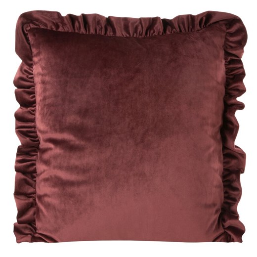 POSZEWKA VELVET 25 45 X 45 CM CIEMNOBORDOWY ze sklepu lenaodniemowlakadoszkolniaka.pl w kategorii Poszewki na poduszki - zdjęcie 187409378