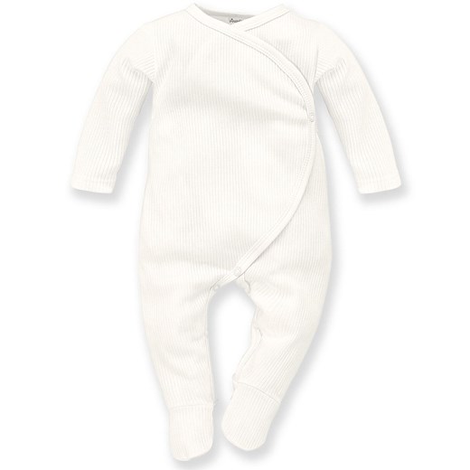 Pajacyk niemowlęcy LOVELY DAY CREAM écru,prążek 68 ze sklepu lenaodniemowlakadoszkolniaka.pl w kategorii Pajacyki - zdjęcie 187409749