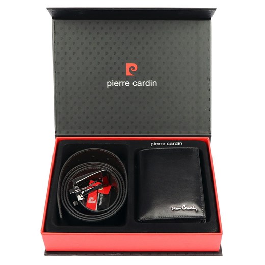 Zestaw na prezent dla mężczyzny portfel i pasek męski skórzany Pierre Cardin ze sklepu lenaodniemowlakadoszkolniaka.pl w kategorii Paski męskie - zdjęcie 187410125