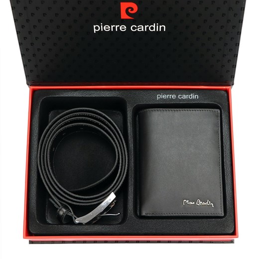 Zestaw na prezent dla mężczyzny portfel i pasek męski skórzany Pierre Cardin ze sklepu lenaodniemowlakadoszkolniaka.pl w kategorii Paski męskie - zdjęcie 187411469