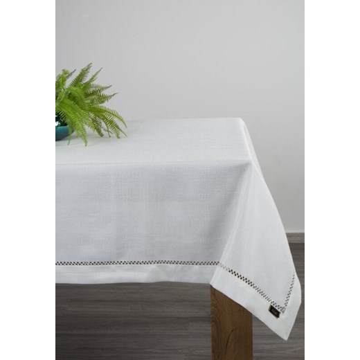 OBRUS EMILY 140 X 180 CM BIAŁY ze sklepu lenaodniemowlakadoszkolniaka.pl w kategorii Obrusy i bieżniki - zdjęcie 187411639