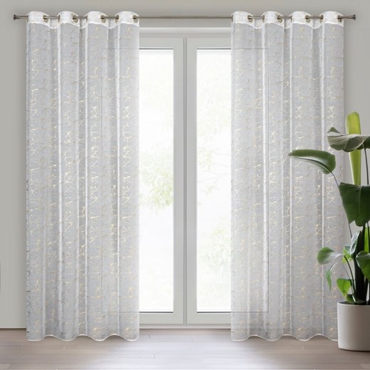 FIRANA GOTOWA REVA1 140 X 250 CM BIAŁY ze sklepu lenaodniemowlakadoszkolniaka.pl w kategorii Firany - zdjęcie 187411917