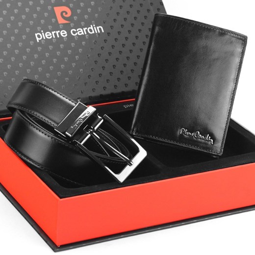 Zestaw na prezent dla mężczyzny portfel i pasek męski skórzany Pierre Cardin ze sklepu lenaodniemowlakadoszkolniaka.pl w kategorii Paski męskie - zdjęcie 187411968