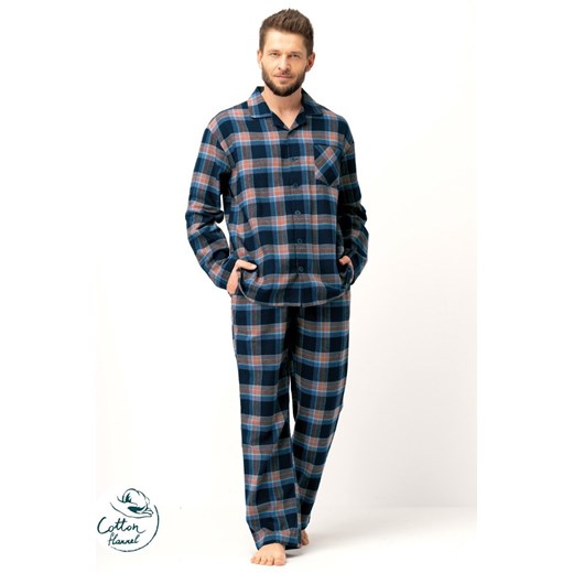 Piżama MNS 431 rozpinana ze sklepu lenaodniemowlakadoszkolniaka.pl w kategorii Piżamy męskie - zdjęcie 187412845