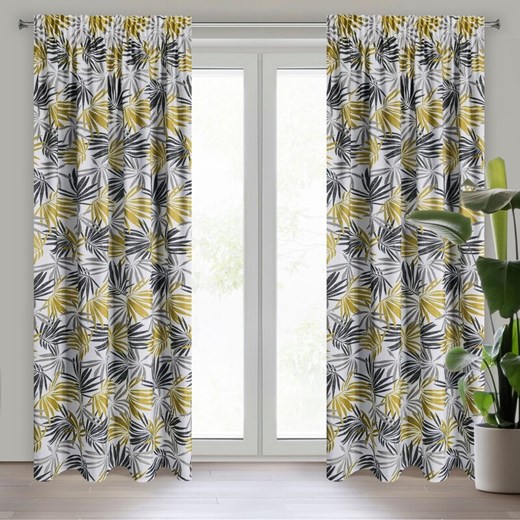 ZASŁONA GOTOWA D91 ELINA NA TAŚMIE 140 X 270 CM BIAŁY ze sklepu lenaodniemowlakadoszkolniaka.pl w kategorii Zasłony - zdjęcie 187413108