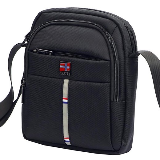 Torba saszetka na ramię męska materiałowa Nordee ze sklepu lenaodniemowlakadoszkolniaka.pl w kategorii Torby męskie - zdjęcie 187413366