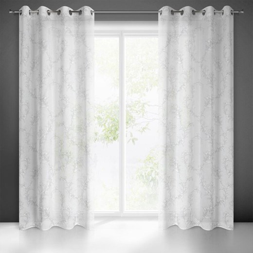 ZASŁONA GOTOWA FIORE 140 X 250 CM BIAŁY ze sklepu lenaodniemowlakadoszkolniaka.pl w kategorii Zasłony - zdjęcie 187413678