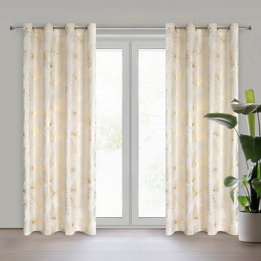 ZASŁONA GOTOWA ARIA 135 X 250 CM KREMOWY ze sklepu lenaodniemowlakadoszkolniaka.pl w kategorii Zasłony - zdjęcie 187414368