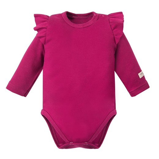 BODY niemowlęce wyprawka SIMPLY COMFY FALBAN BORDO Ewa Klucze ze sklepu lenaodniemowlakadoszkolniaka.pl w kategorii Odzież dla niemowląt - zdjęcie 187416988