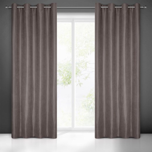 ZASŁONA GOTOWA ADA 140 X 250 CM GRAFITOWY ze sklepu lenaodniemowlakadoszkolniaka.pl w kategorii Zasłony - zdjęcie 187417999