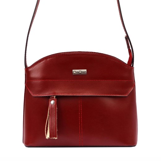 MiaMore torebka listonoszka skóra naturalna czerwony ze sklepu lenaodniemowlakadoszkolniaka.pl w kategorii Listonoszki - zdjęcie 187418226