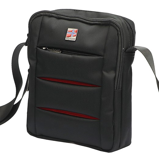 Torba saszetka na ramię męska materiałowa Nordee ze sklepu lenaodniemowlakadoszkolniaka.pl w kategorii Torby męskie - zdjęcie 187419339