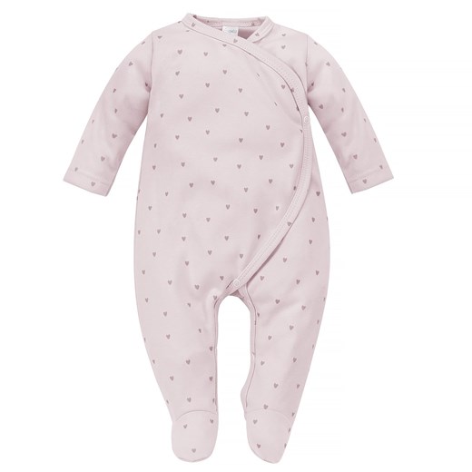 Pajacyk niemowlęcy HELLO różowy,serduszka 68 ze sklepu lenaodniemowlakadoszkolniaka.pl w kategorii Pajacyki - zdjęcie 187419845