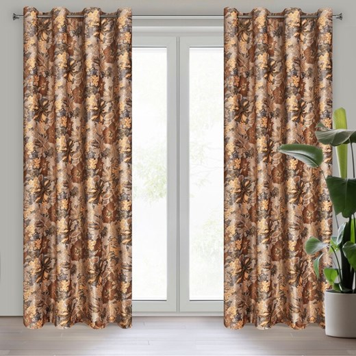 ZASŁONA GOTOWA DIANA 140 X 250 CM RUDY ze sklepu lenaodniemowlakadoszkolniaka.pl w kategorii Zasłony - zdjęcie 187420297