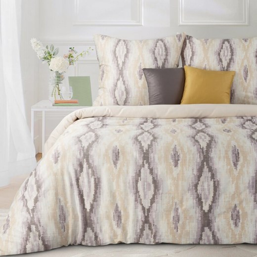 KOMPLET POŚCIELI SATYNOWEJ NIKA 24 160 X 200 CM BEŻOWY ze sklepu lenaodniemowlakadoszkolniaka.pl w kategorii Pościele - zdjęcie 187420999