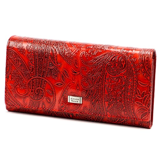 Portfel damski skórzany skóra naturalna Alessio Nesca ze sklepu lenaodniemowlakadoszkolniaka.pl w kategorii Portfele damskie - zdjęcie 187422708