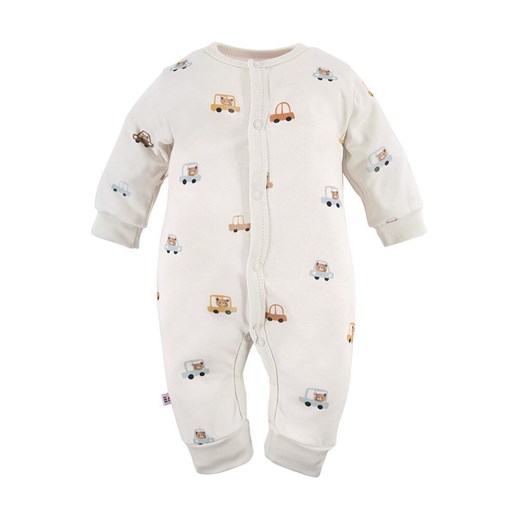 Pajac niemowlęcy bez stópek dla chłopca wyprawka Eevi Cars&Bears ze sklepu lenaodniemowlakadoszkolniaka.pl w kategorii Pajacyki - zdjęcie 187423265