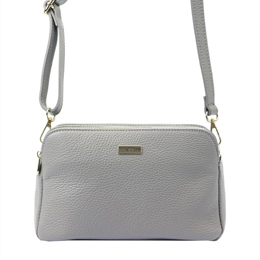 MiaMore torebka listonoszka skóra naturalna szary ze sklepu lenaodniemowlakadoszkolniaka.pl w kategorii Listonoszki - zdjęcie 187423288