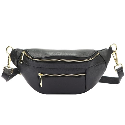 Torebka torebki skórzana saszetka nerka skóra naturalna Luka damska ze sklepu lenaodniemowlakadoszkolniaka.pl w kategorii Nerki - zdjęcie 187423786