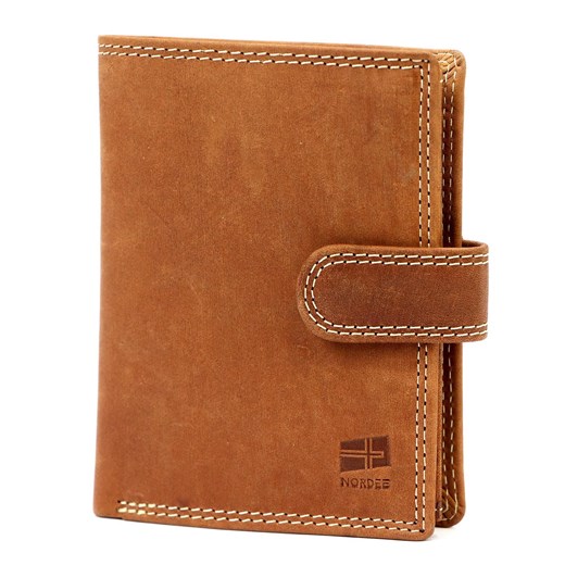 Portfel męski skórzany skóra naturalna Nordee ze sklepu lenaodniemowlakadoszkolniaka.pl w kategorii Portfele męskie - zdjęcie 187424989