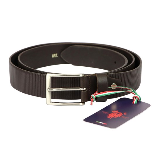 Pasek męski skórzany skóra naturalna Harvey Miller ze sklepu lenaodniemowlakadoszkolniaka.pl w kategorii Paski męskie - zdjęcie 187426757