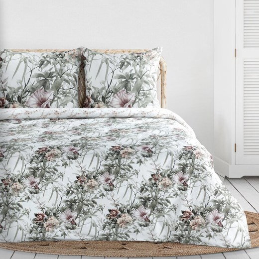 KOMPLET POŚCIELI SATYNOWEJ NIKA 53 220 X 200 CM BIAŁY ze sklepu lenaodniemowlakadoszkolniaka.pl w kategorii Pościele - zdjęcie 187427277