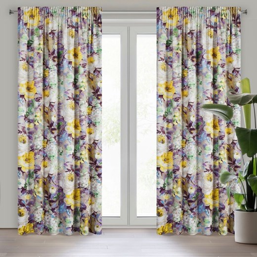 ZASŁONA GOTOWA AMELIE NA TAŚMIE 140 X 270 CM BEŻOWY ze sklepu lenaodniemowlakadoszkolniaka.pl w kategorii Zasłony - zdjęcie 187427478