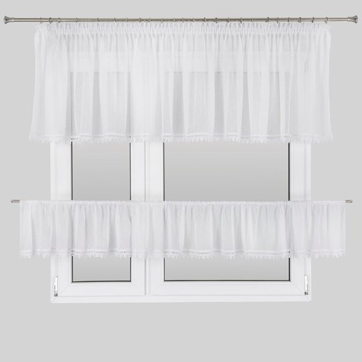 FIRANA GOTOWA DAGMA-2 (2) 400 X 65 CM BIAŁY ze sklepu lenaodniemowlakadoszkolniaka.pl w kategorii Firany - zdjęcie 187428777