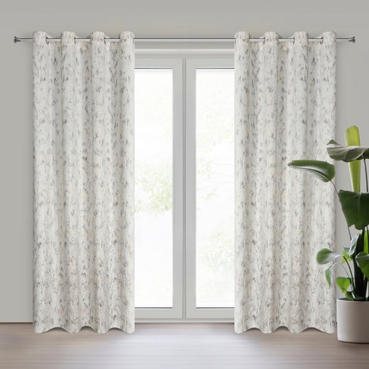 ZASŁONA GOTOWA KORNELIA 140 X 250 CM KREMOWY ze sklepu lenaodniemowlakadoszkolniaka.pl w kategorii Zasłony - zdjęcie 187428848