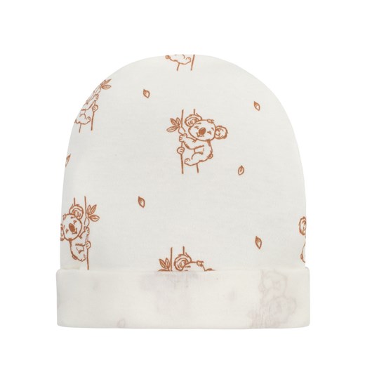 Czapka niemowlęca LOVELY DAY écru,koala 50 ze sklepu lenaodniemowlakadoszkolniaka.pl w kategorii Czapki dziecięce - zdjęcie 187428965