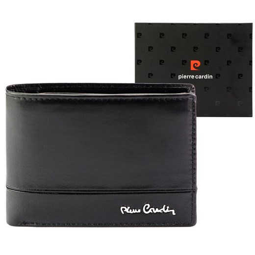 Portfel męski skórzany skóra naturalna Pierre Cardin ze sklepu lenaodniemowlakadoszkolniaka.pl w kategorii Portfele męskie - zdjęcie 187429366