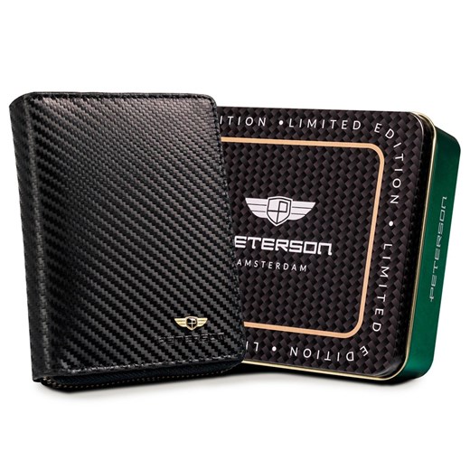 Portfel męski skórzany skóra naturalna Peterson ze sklepu lenaodniemowlakadoszkolniaka.pl w kategorii Portfele męskie - zdjęcie 187429749