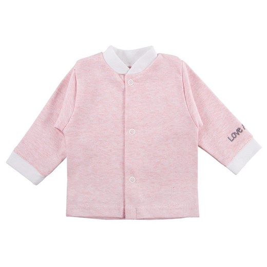 Kaftanik dla niemowlaka różowy wyprawka Eevi Baby love ze sklepu lenaodniemowlakadoszkolniaka.pl w kategorii Kaftaniki i bluzki - zdjęcie 187431055