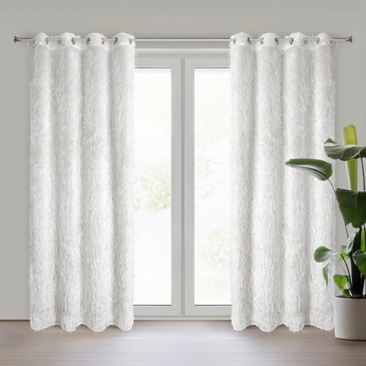 ZASŁONA GOTOWA MARGARET 140 X 250 CM KREMOWY ze sklepu lenaodniemowlakadoszkolniaka.pl w kategorii Zasłony - zdjęcie 187432388