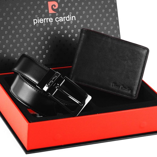 Zestaw na prezent dla mężczyzny portfel i pasek męski skórzany Pierre Cardin ze sklepu lenaodniemowlakadoszkolniaka.pl w kategorii Paski męskie - zdjęcie 187433359